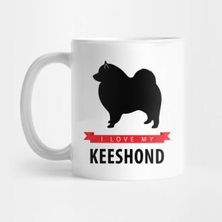 I Love My Keeshond Mug